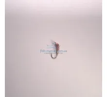 Tungsten jig Winter Star banana with a notch 2.5mm / 0.24g hook No. 20: copper