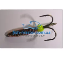 Tungsten jig Winter Star devil with a notch hole 3.0mm / 0.91g hook No. 14: copper