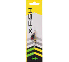 Блешня X-Fish Dark Side №4 9.5g Nikel black orange
