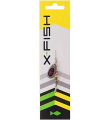 Spinner X-Fish Dark Side №4 9.5g Nikel black orange