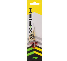 Блесна X-Fish Orbit №4 11.5g Nikel gold