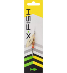 Блесна X-Fish Rampage №3 12.5g Gold