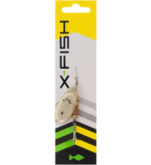 Spinner X-Fish Stark №3 7.5g Gold