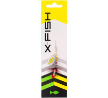 Блесна X-Fish Termite №4 9.5g Silver GRD
