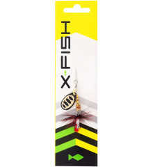 Spinner X-Fish Termite №4 9.5g Nikel gold