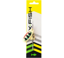 Блесна X-Fish Wolf №4 10g Perch