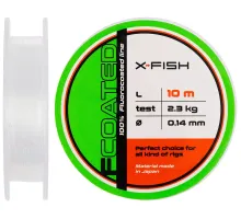 Fluorocarbon X-Fish FCoated 10m 0.18mm 3.1kg