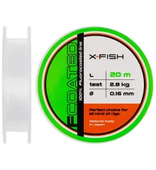 Флюорокарбон X-Fish FCoated 20m 0.18mm 3.1kg