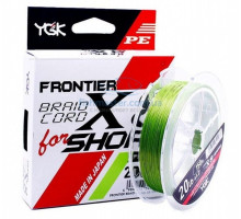 Шнур YGK Frontier Braid Cord X8 150m #1.2/20lb ц:зеленый