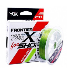 Шнур YGK Frontier Braid Cord X8 150m #1.2/20lb ц:зеленый