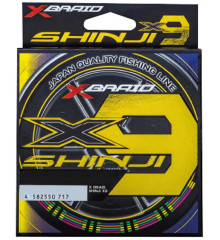 Cord YGK X-Braid Shinji X9 200m (5 Colors And Yellow/Black Marks) #0.6/0.128mm 14lb/6.3kg