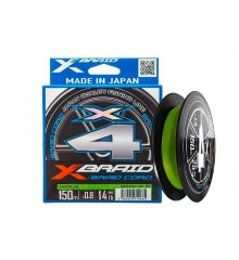 Шнур YGK X-Braid Braid Cord X4 150m #0.6/0.128mm 12lb/5.4kg
