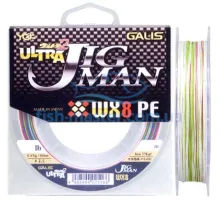 Шнур YGK Galis Ultra Jigman WX8 PE - 200m 0.165mm # 1.0 / 18lb 8.15kg