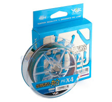 Шнур YGK Veragass PE X4 150m 0.185mm # 1.2 / 20lb 9.1kg 10m x 5 colors